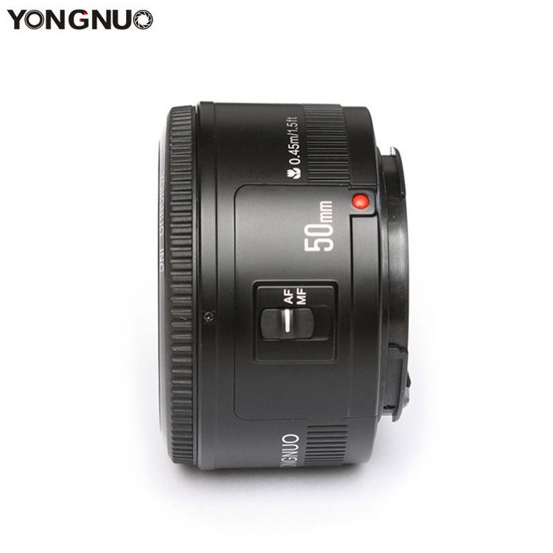 

YONGNUO YN50mm YN50 F1.8 Camera Lens EF 50mm AF MF Lens Aperture For Canon EOS Rebel T6 700D 750D 5D 6D Mark II IV 10D Dslr Len