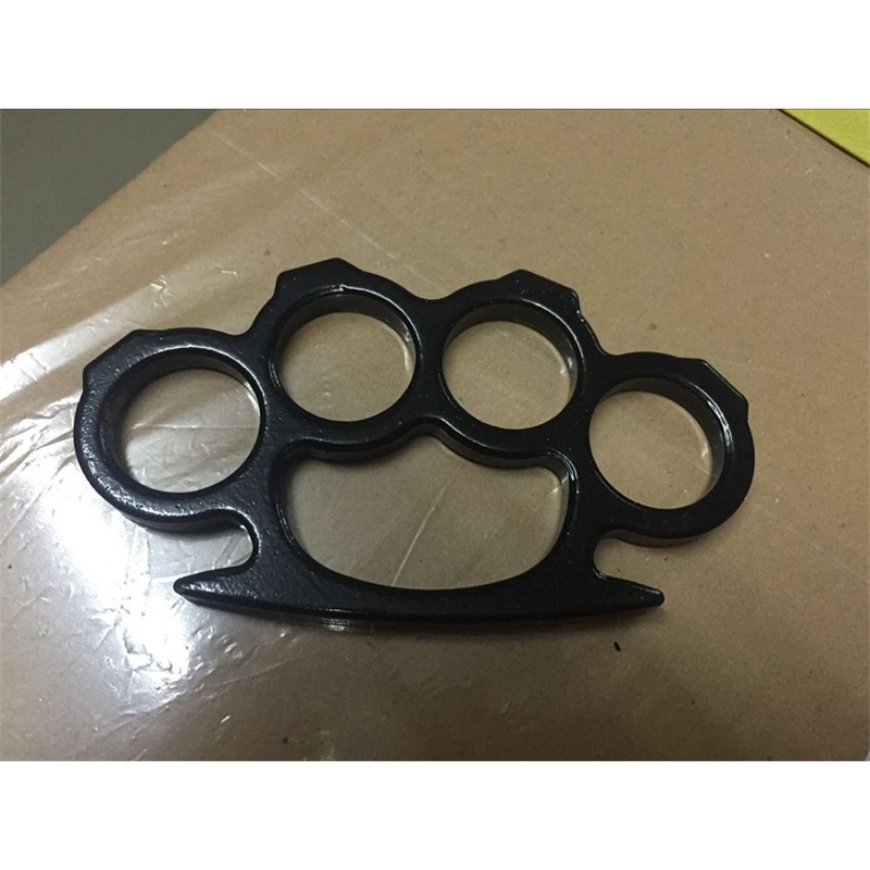 

86g Weight About Silver Gold and Black Thin Steel Brass knuckle dusters Self defence Protective Gear7845gt