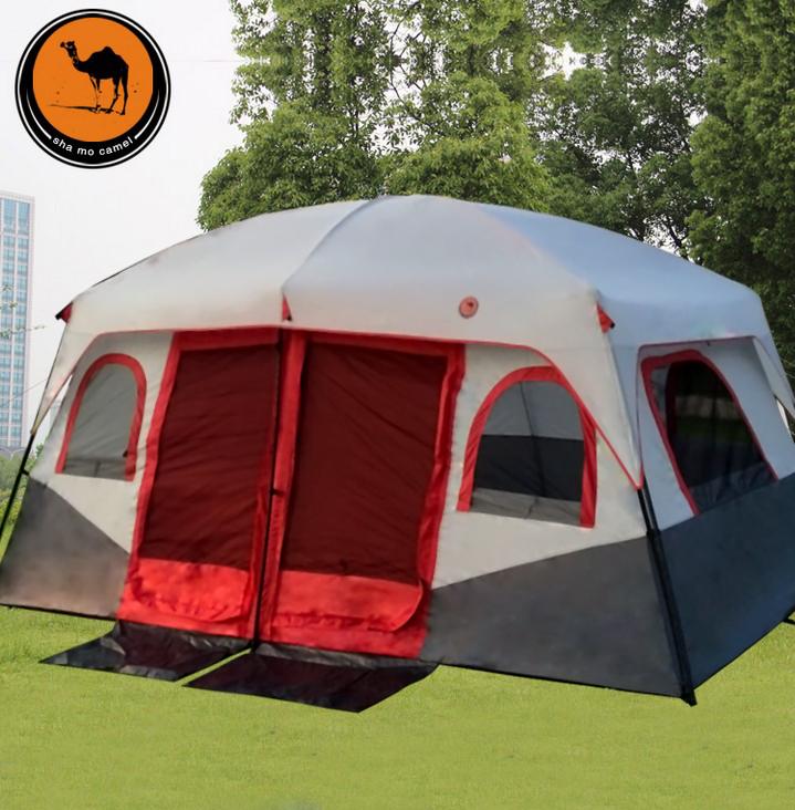 

2021 camel Hot sale outdoor 6 8 10 12 persons beach camping tent anti/proof /rain UV/waterproof 1room 1hall for sale/on sale