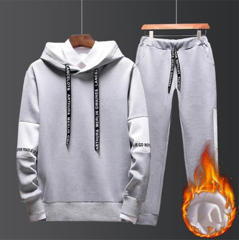 

Hot Women's Men's Sport Suits New Tracksuit sweatshirt and Jogging sets Hoodies Long-sleeve Sportwear 2 Piece clothing Coat hoodie S-XXXL, Gray