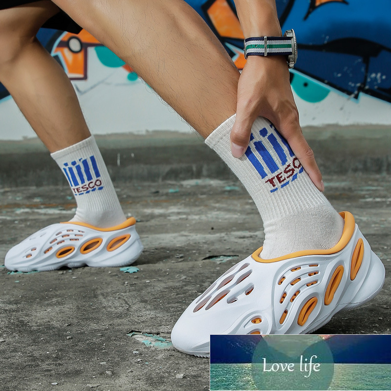 

Summer Eva Sandals Couple's Breathable Coros Shoes Light Men's Loafers Wading Shoes Outdoor, Black