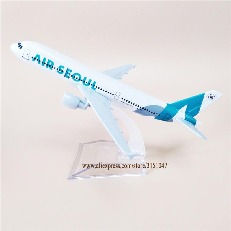 

Alloy Metal Korean Air SEOUL Airlines Airbus 320 A320 Airplane Model Airways Plane Model Diecast Aircraft Kids Gifts 16cm