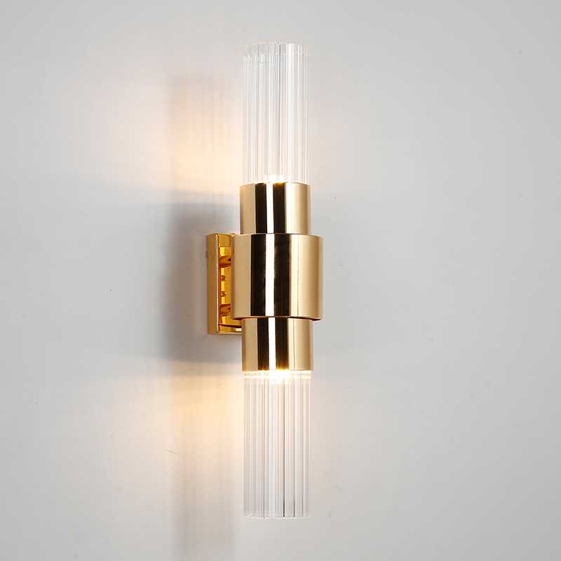 

Modern Wall Lamp Bedside LED Wall Light Creative Glass Lampshade sconce For Hotel Villa Bedroom Living Room Lustre Lighting