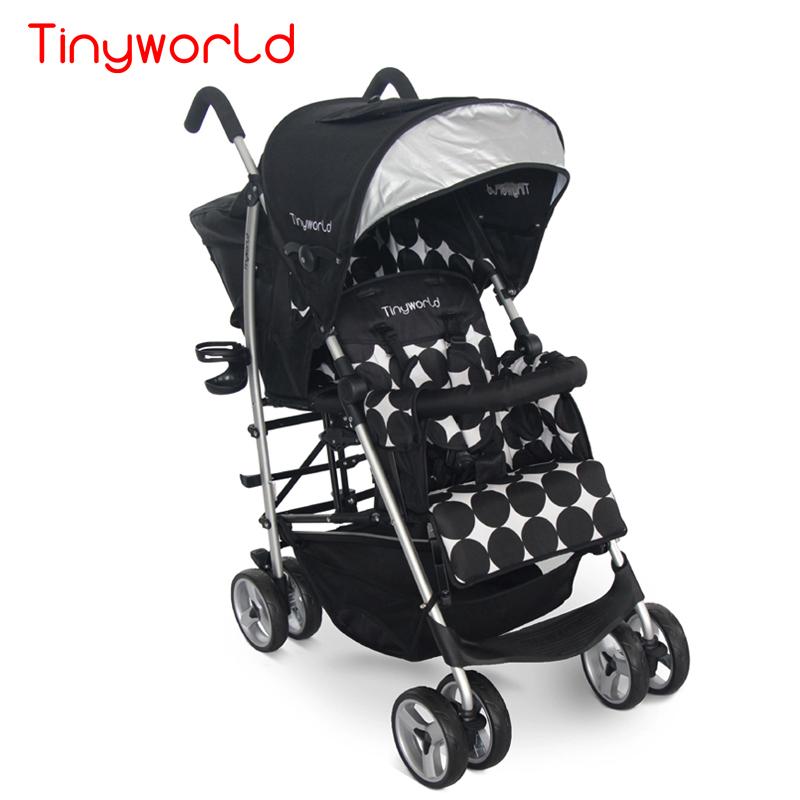 

2020 New Top Fashion Nylon Cotton Tinyworld Light Twins Baby Stroller Seats Folding Fornt Back