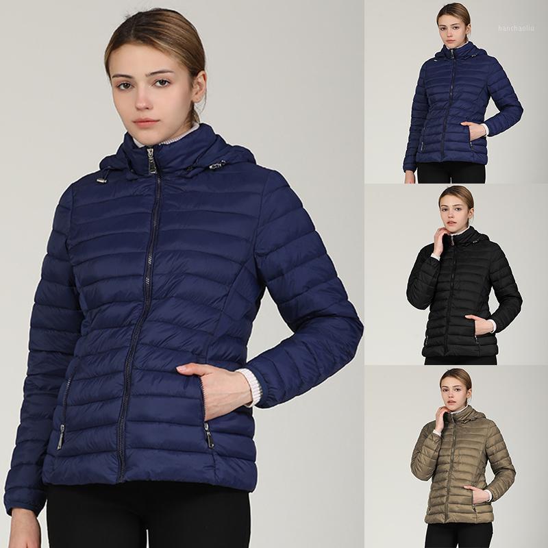 

Winter Parkas Casual Jacket for women 2020 Winter NEW Short Female Loose Cotton padded basic tops Outerwear1, Black