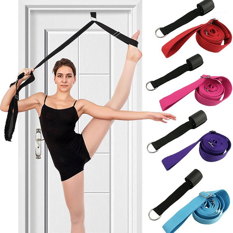 

Yoga Stretch Band Adjustable Ballet Stretch Strap Fitness Gym Ropes Dance Resistance Bands Yoga Elastic Belt Exercise Equipment1, Red