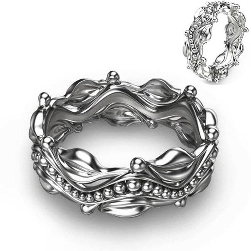 

Wedding Rings Ring Elegant Silver Color Size 6-10 For Women Anniversary Day Gift1