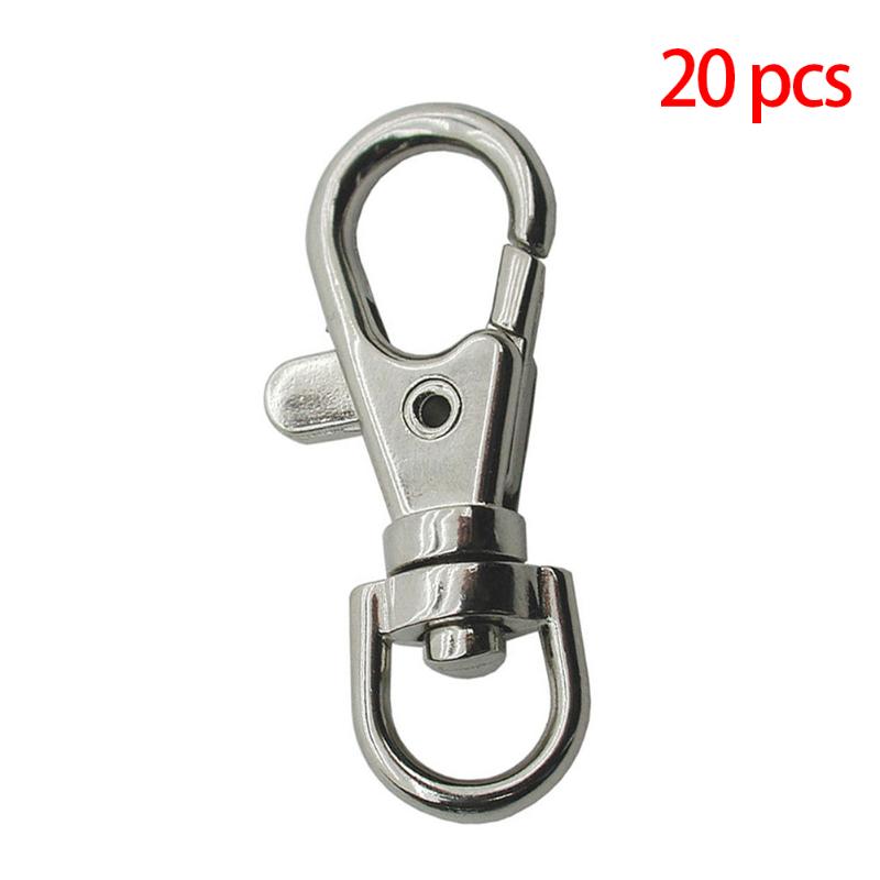 

Lobster Clasp Swivel Trigger Clip Snap Hook Bag Car Key Rings Keychain Hot