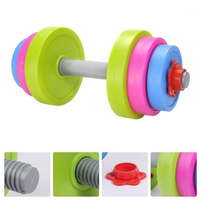 

1 Set Kids Ergonomic Dumbbell Adjustable Children Morning Exercise Barbell1, Red
