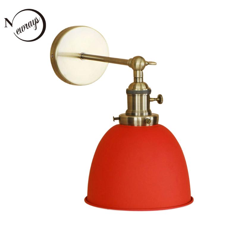 

Modern countryside iron wall lamp simple art deco wall light LED with 9 colors for living room study hotel restaurant cafe aisle