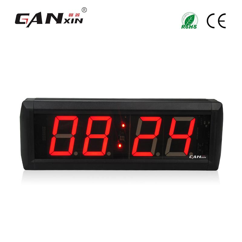

Ganxin]2.3'' 4 digit 7 segment display Led countdown Clock Digital wall Clock remote timer