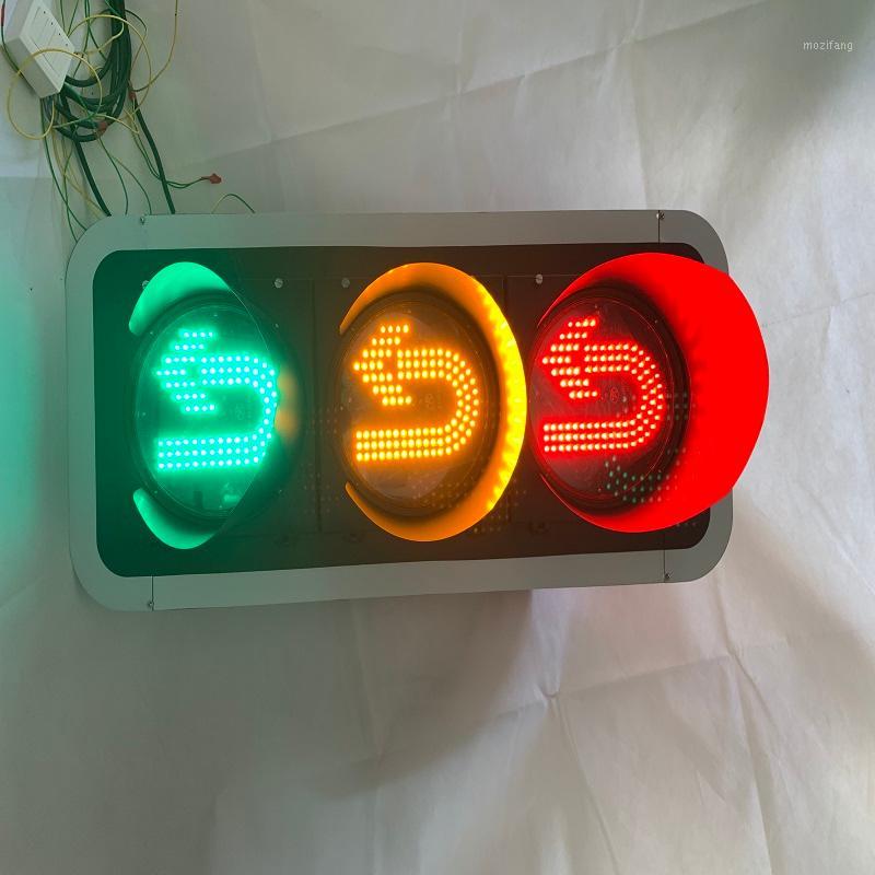 

Big Discounded Road Traffic Signal Light 300mm Red Yellow Green U Turn Arrow LED Traffic Light 220VAC LED Flashing1