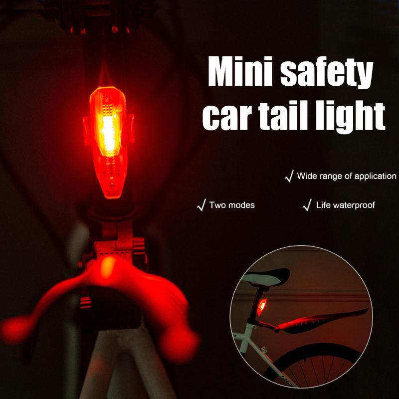 

Riding Mountain Bike Taillight Warning Tail Rear Lamp MTB Cycling Light Bicycle for Outdoor Cycle Biking Entertainment