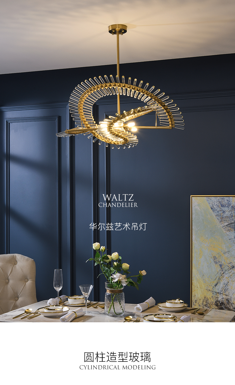 

Postmodern Gold Luxury LED Chandelier Lighting Crystal Living Room Restaurant Creative Hanging Lamp Nordic Designer New Fixtures