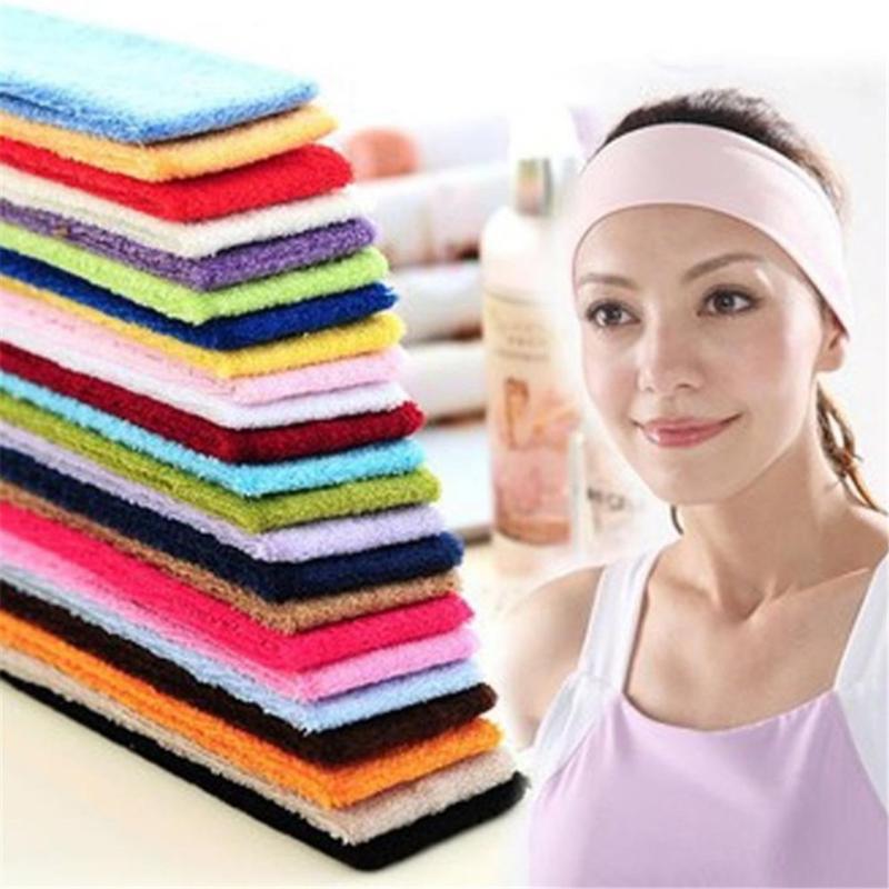 

Sweat Yoga Headband Candy Wide White Blue Red Hairband Headbands Accessories Fitness Run Headbands Elastic Headdresss