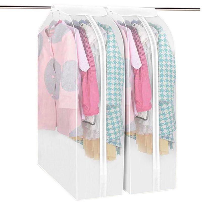 

Home Storage Bag Garment Suit Cover Bags Hanging Organizer Storage Garment Coat Dust Cover Protector Wardrobe