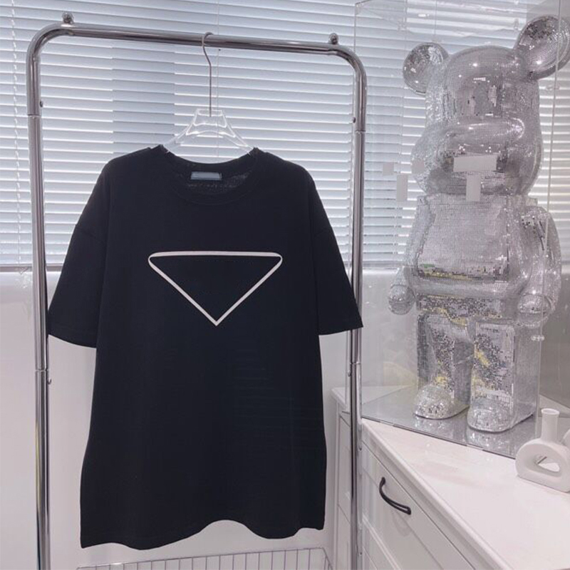 

Brand Casual T Shirts Designer Shirt Women Man Paris France Street Short Sleeve Clothing Famous T-shirts -L B0519, Black