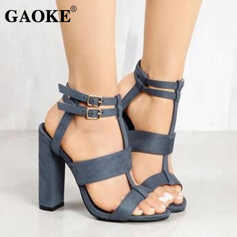 

2021 New Sexy Suede Women Sandals Thin High Heels 9 CM Gladiator Bandage Cross Tied Fashion Summer Party Femme Shoes, Black