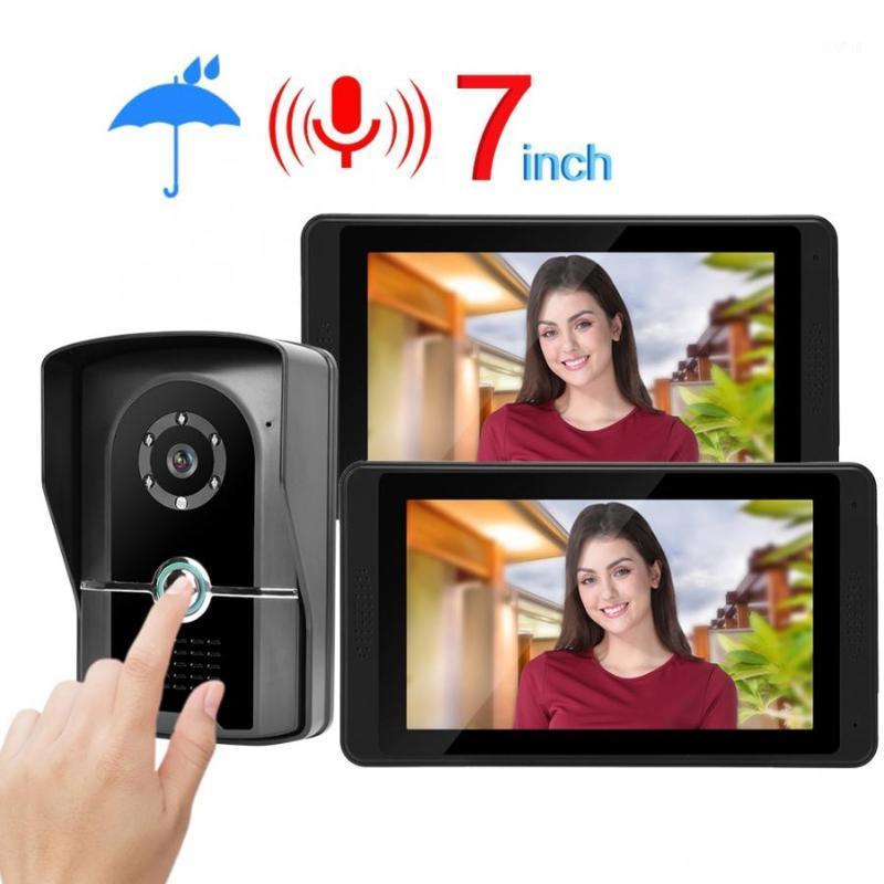 

Video Intercom Video 7 Inch HD Door Phone Doorbell Intercom Kit Home Gate Entry System 620FG121