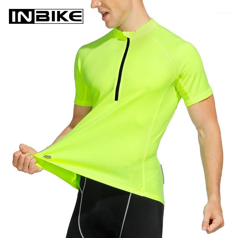 

INBIKE Outdoor Sports Shirts Short Sleeve Quick Drying Breathable Jersey Hiking Fishing Climbing Summer Tops Fitness Workout Men1, Black