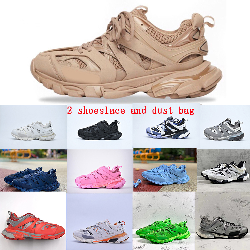 

Triple S Track 3 Paris3.0 Grey Orange Yellow Casual Shoes Fashion Platform Sneakers Tess S. Gomma Trek Mens Trainers black glod size 36-45 dustbag, Color#4