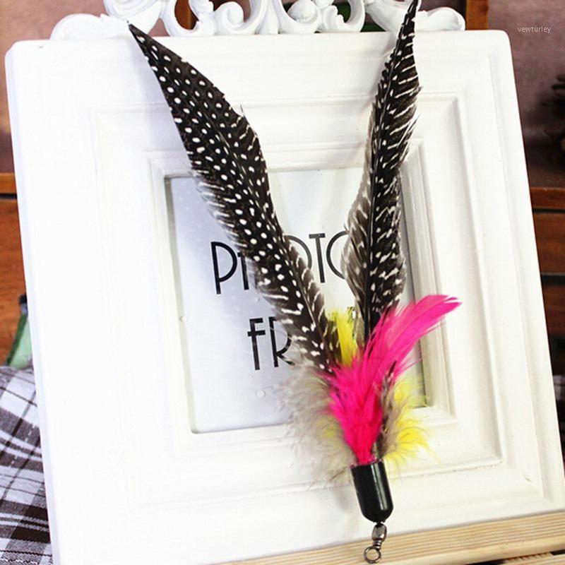 

New Pet Cat Supplies Pet Interactive Toys Replacement Cat Feather Toys with Bell Feather Toy Refill for Kitten and Large Cats1