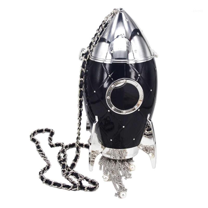 

Personalized Rocket Women Handbags Fashion Chain Shoulder Bags Ladies Crossbody Bags1, White