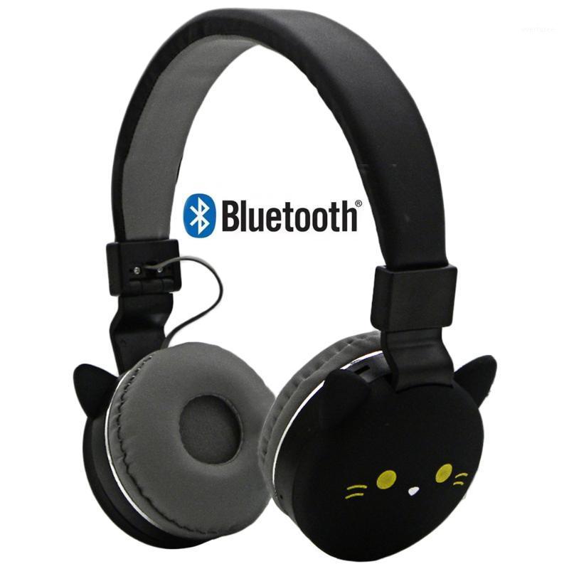 

Wireless Bluetooth 4.2 Foldable Cat Ear Cute Headphones For Kids Girl Stereo Head-Mounted Headset With Microphone Support NFC1