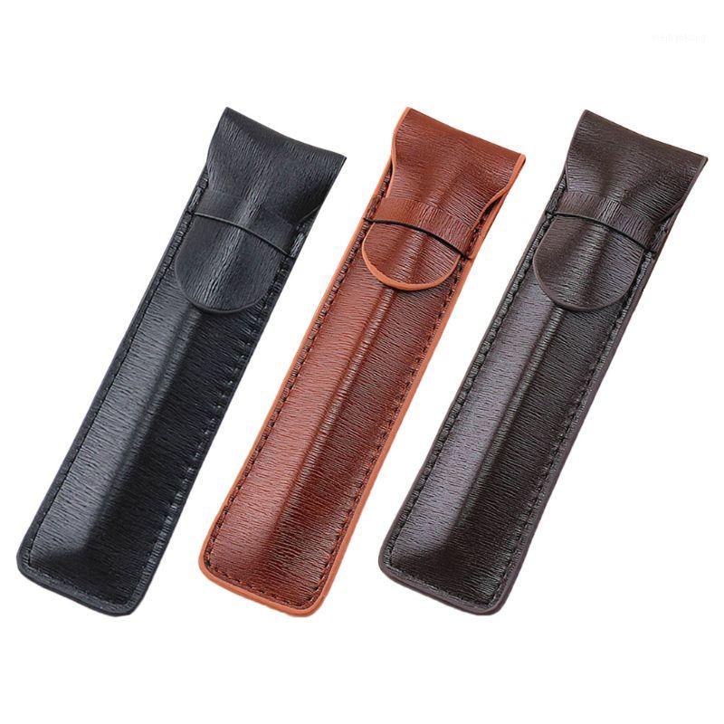 

1Pc Retro Fountain Pens Case Pencils Bag One Single Writing Holder Supplies Storage Case1