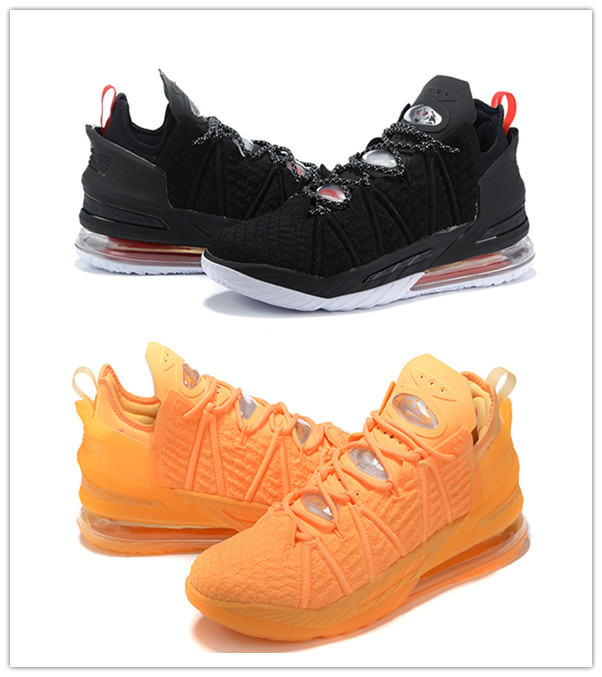 

L18 Melon Tint Orange Black University Red White Men basketball shoes good quality 18s mens sports sneaker CQ9283-001