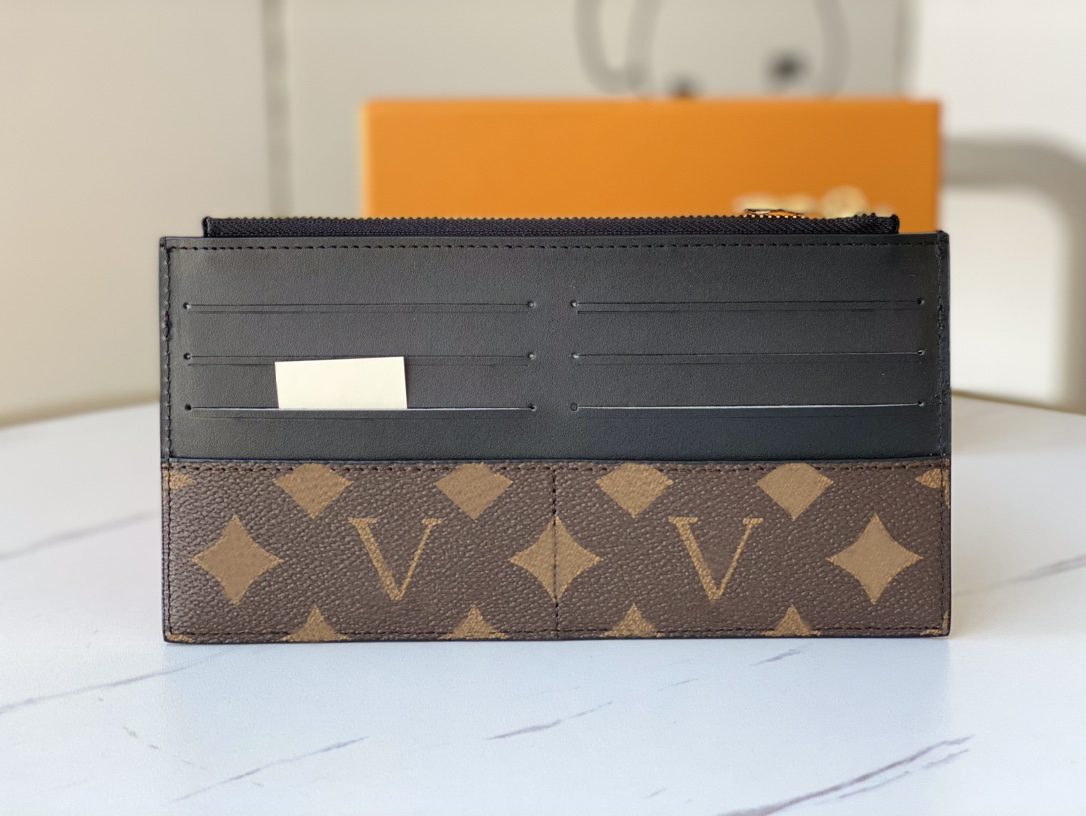 

Fashion designer wallets luxury Slim purses flowers letters mens womens credit card holders ladies long slim money clutch bags with box high-quality, 80390#brown monogrames