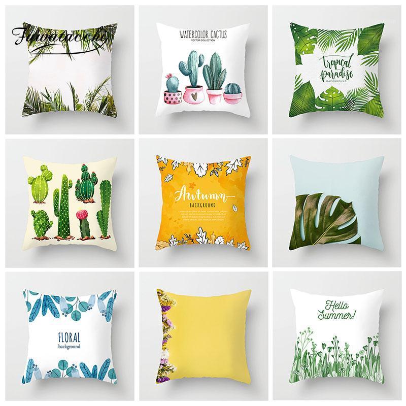 

Fuwatacchi Tropical Plants Cushion Cover Colorful Flower Flamingo Pineapple Pillow Cover Car Home Sofa Decoration Pillow Case1, Pc03551