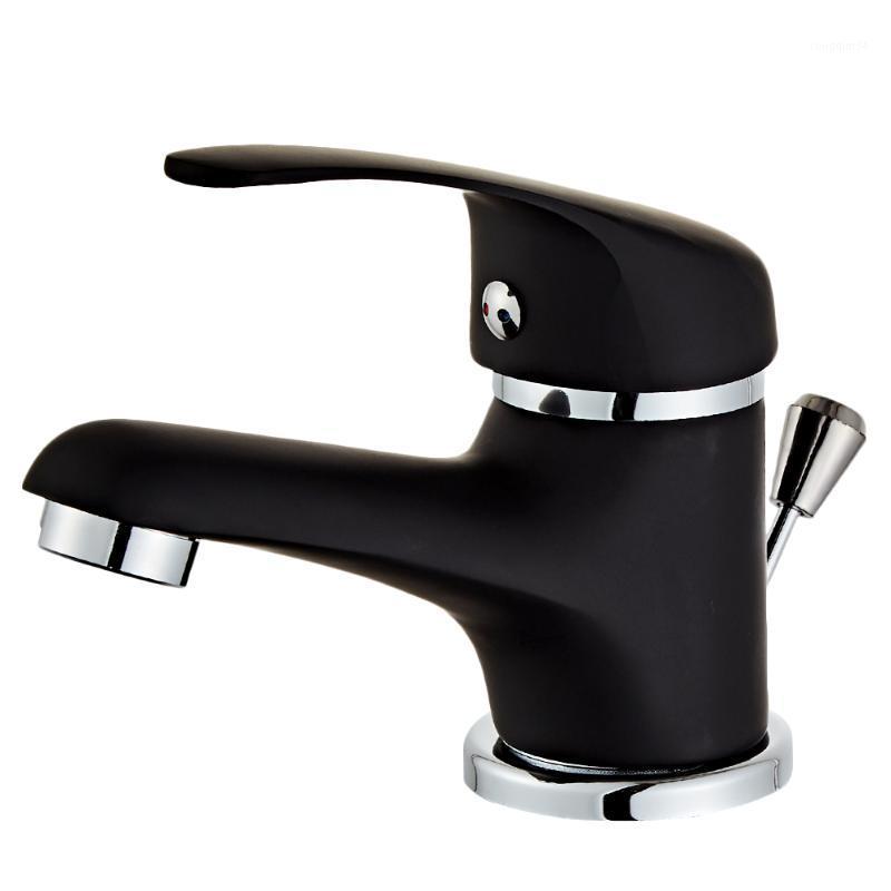 

Single Handle Bathroom Basin Faucets Cold/Hot Mixer Basin Sink Faucet Black Water Tap Kitchen Faucet Bathroom Accessories1