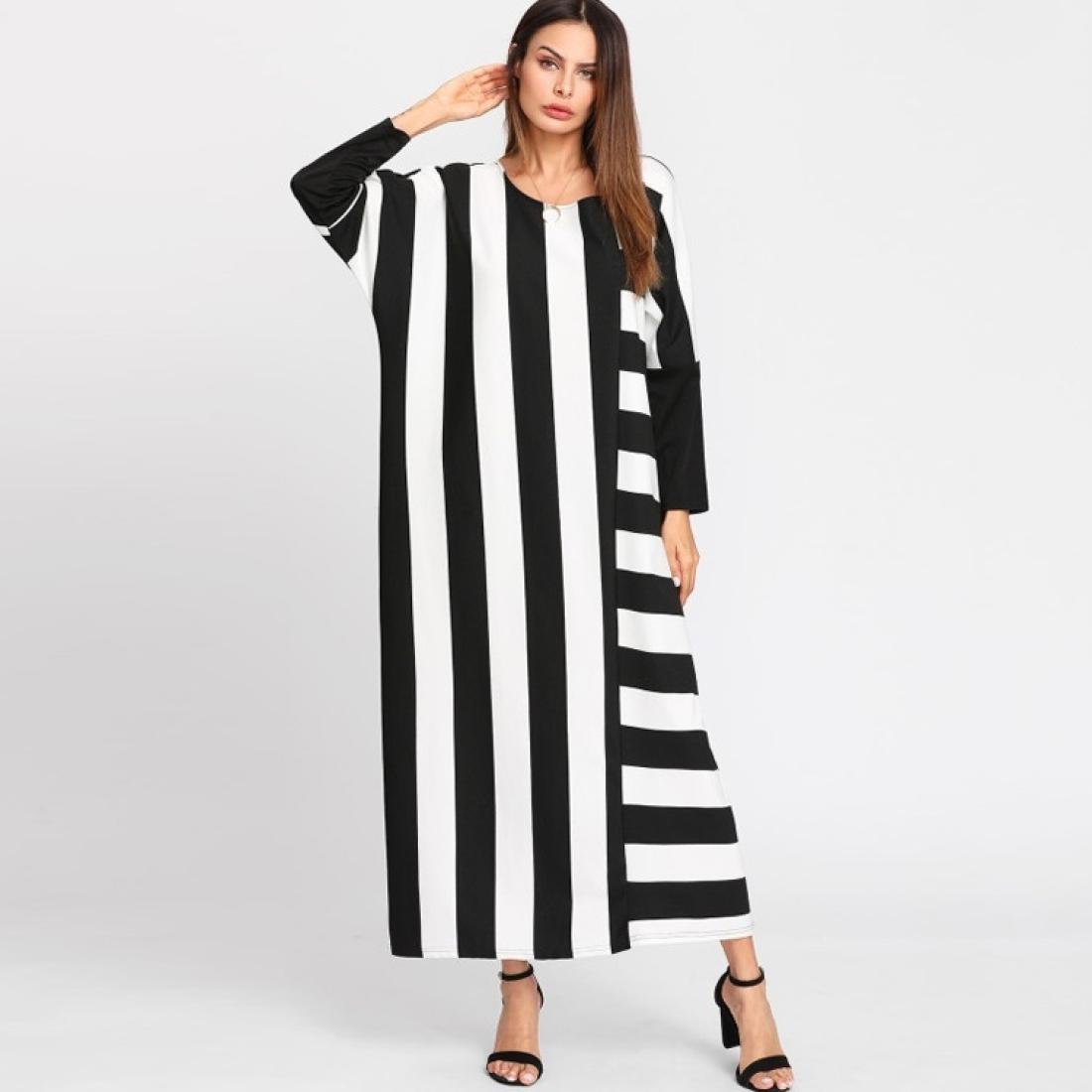 

Striped Long Style Dress