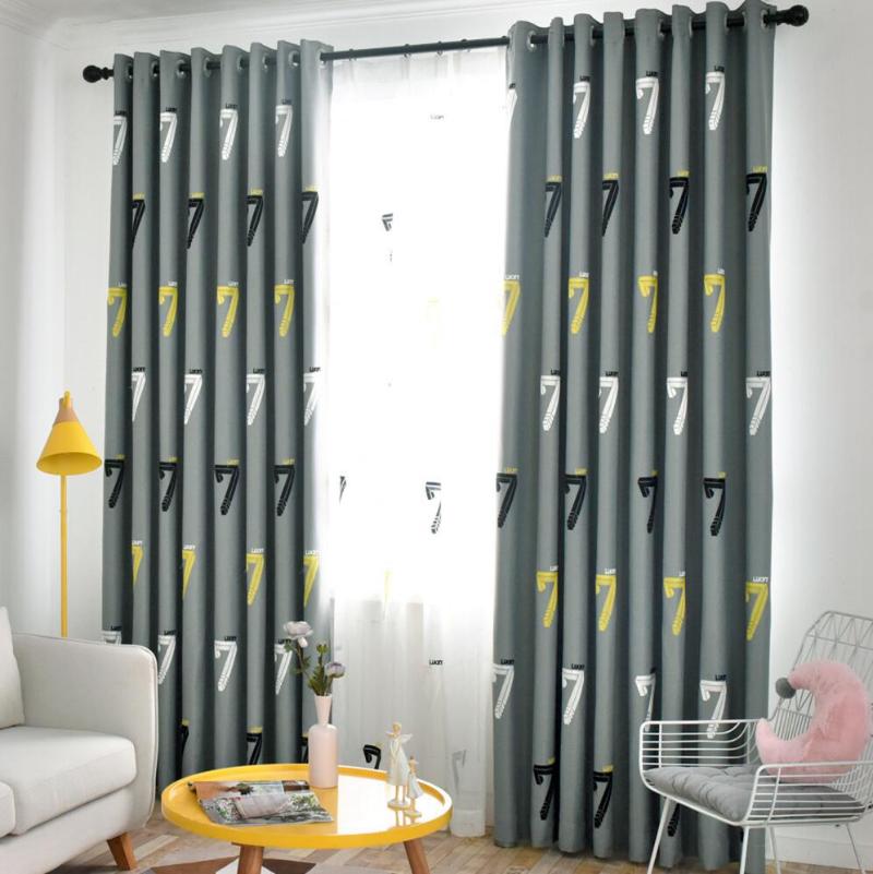 

Simple Modern Personality Curtain Finished Garden Embroidery Curtains for Living Room Bedroom Shading Floating Window Curtain, Tulle