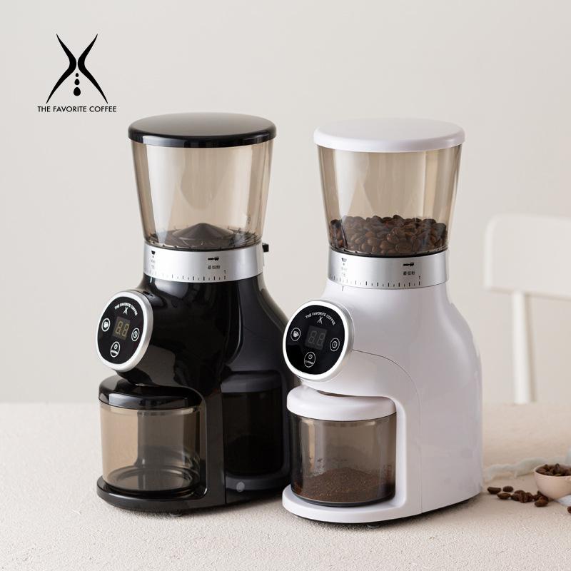 

Stainless Steel Coffee grinder electric dry grinding mill Automatic Coffee bean grinder machine Household maker machine