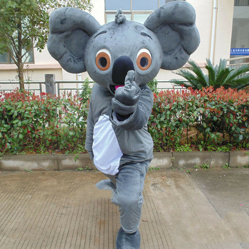 Mascot Costumes Koala Bear Mascot Costume Suit Adult Party Dress Outfit Birthday Aniaml Fursuit Cartoon Carnival Halloween Xmas Ad Cloth-image-748722150