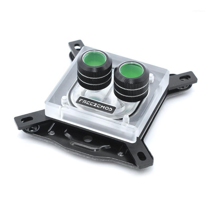 

G1/4 Thread Waterblock Acrylic Copper Water Cooling CPU Radiator Heatsink Block1