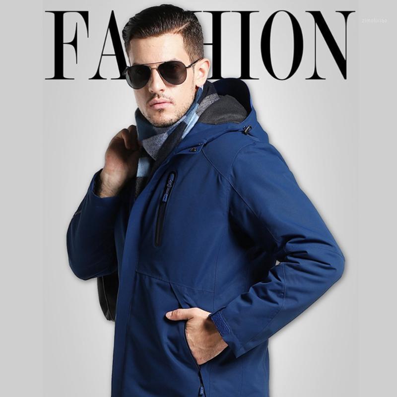 

Men Women Winter Thick USB Heating Cotton Jackets Outdoor Waterproof Windbreaker Hiking Camping Trekking Climbing Skiing Coats1, Men blue