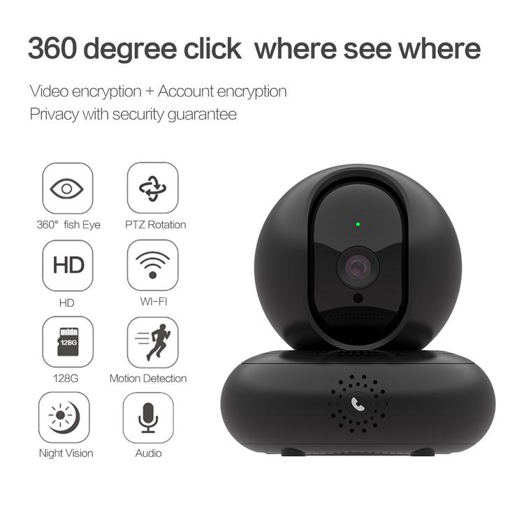 

Ip Camera Wifi Camera Mini Security 360 Surveillance Wi Fi Cctv Video