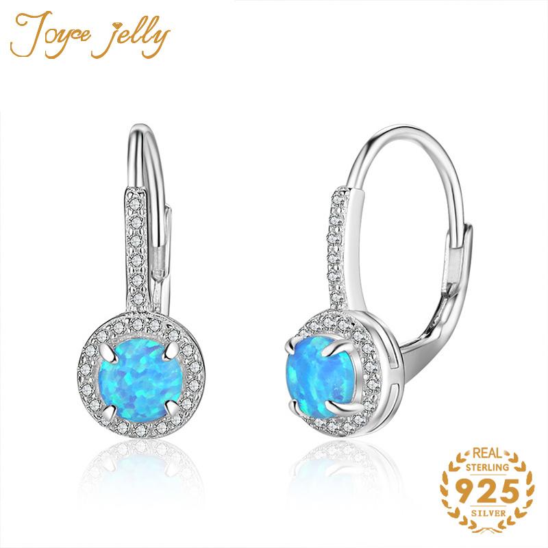 

JoyceJelly Trendy Drop Earrings for Women 925 Sterling Silver Simple Style Fine Jewelry Gemstone Hot Selling Gifts Wholesale