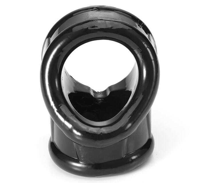 2022 adultshop Ring Male Soft Silicone Penis Cockring Delayed Gonobolia Stimulate Scrotum Squeeze Bondage Ball Stretcher Bdsm Sex Toy Clear Black-image-749603595