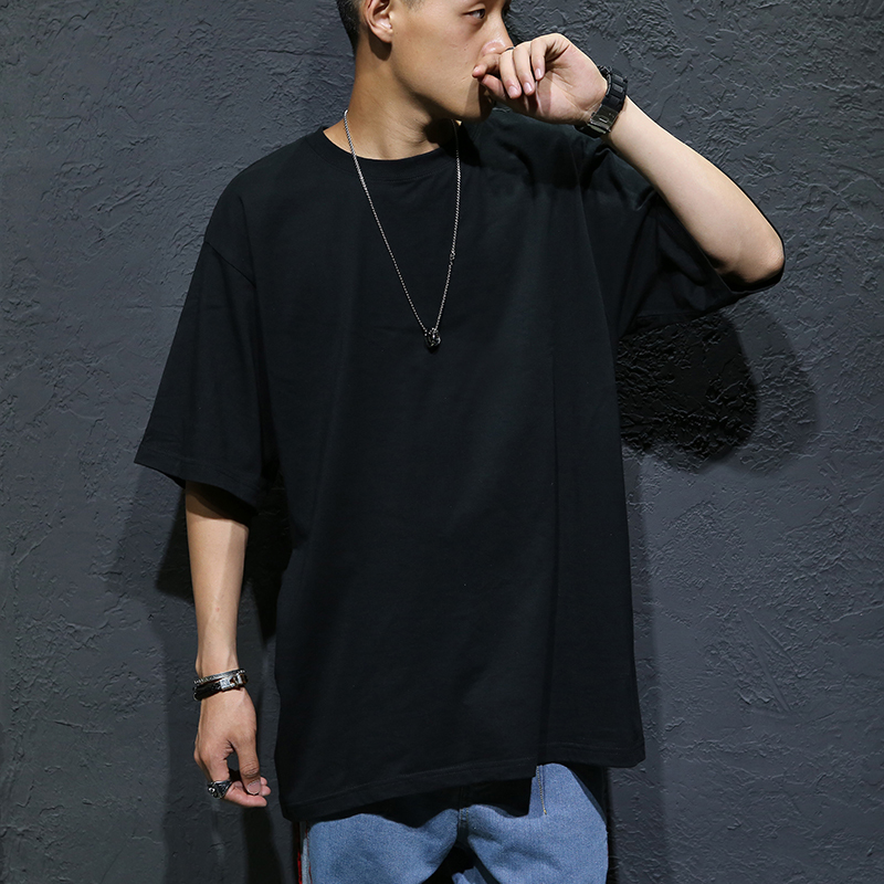 

2021 New Short-sleeved Skateboard T-shirt 60-135kg Men, Black White Body, Rock for Tops T-shirts PPM3, Wsy18062 a
