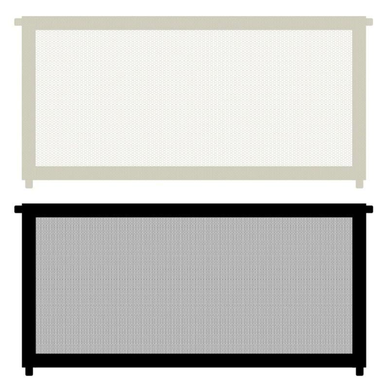 

Portable Folding Pet Barrier Fences Breathable Retractable Isolated Mesh Gate