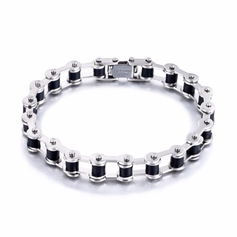 

2020 liujun brand jewelry Stainless Steel Chain bracelet high quality Bicycle chain shape bracelets for women pulseira masculina