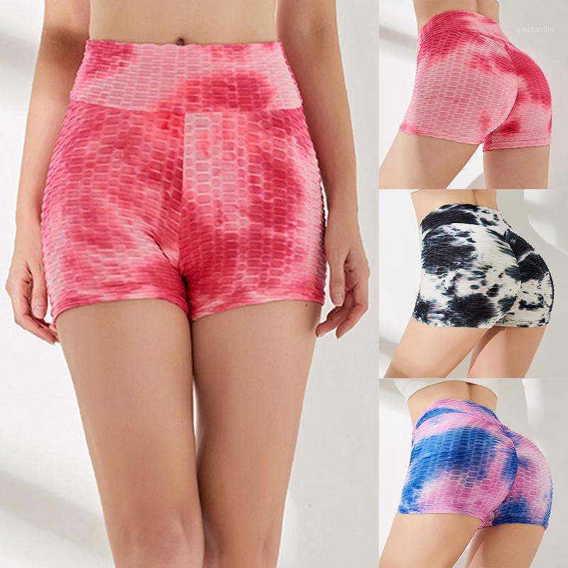 

Women Casual Solid Elastic High Waist Push Up Fitness Yoga Shorts Running Gym Stretch Sports Short Pants1, Pink