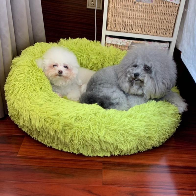 

Dog Bed Warm Long Plush Dog Bed Round Pet Lounger Cushion For Small Medium Large Dogs Cat Winter Kennel Puppy Mat Pet1, 10