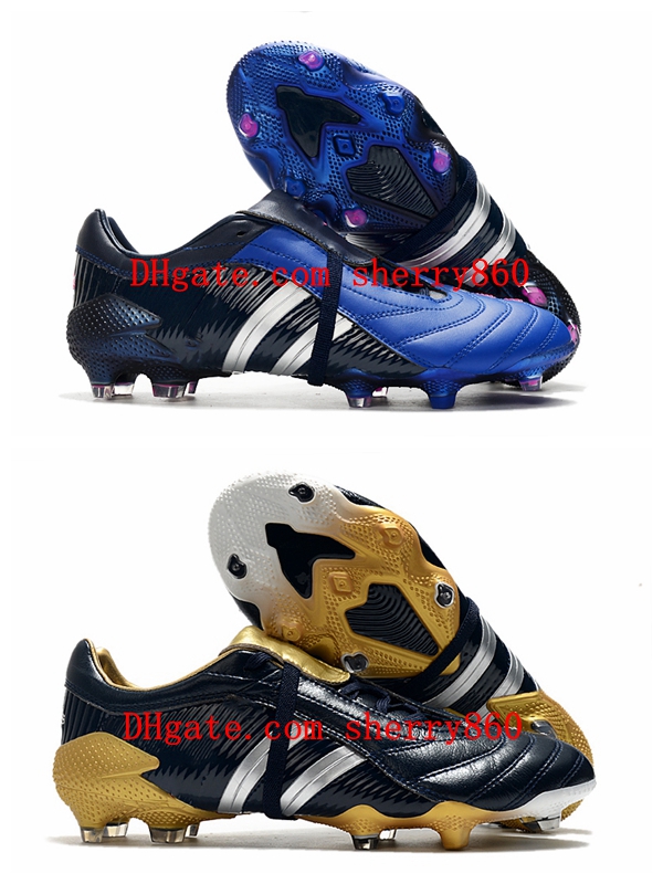 

Men Soccer Shoes PREDATOR PULSE FG UCL Training Outdoor Football Boots High Ankle Cleats, As picture 2