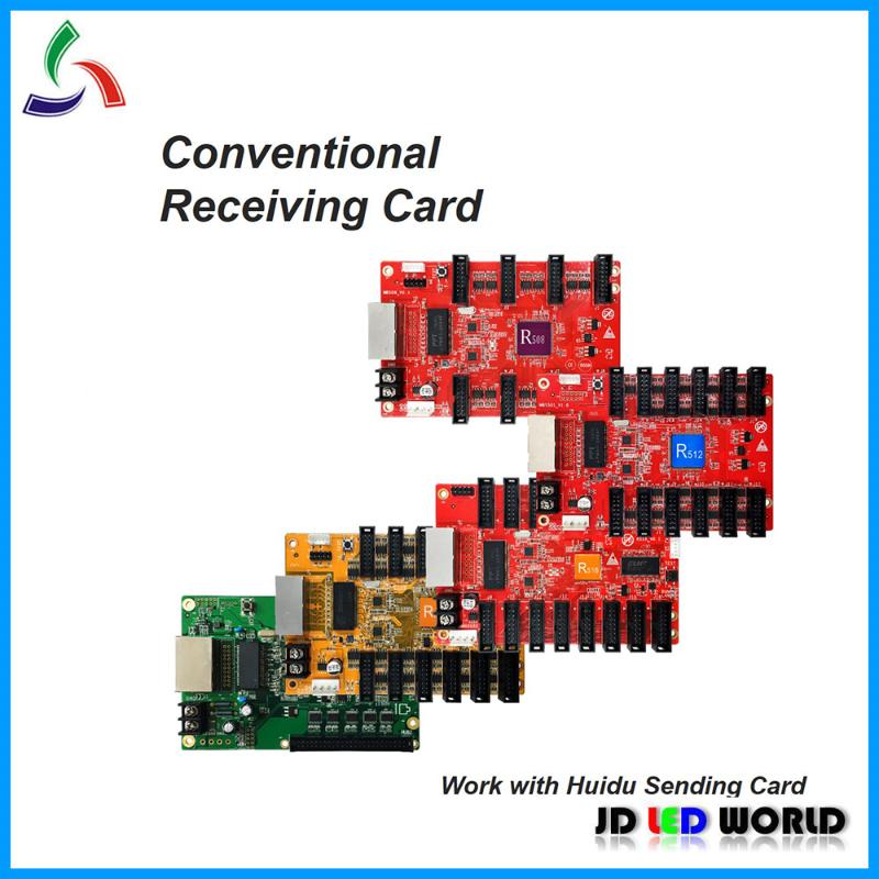 

R508/R512(Replace HUIDU R501)/R516/R612 receiving card work with HD sending cards A4/A5/A6/A601/A602/A603/A30/A30+/C15/C15C/C10