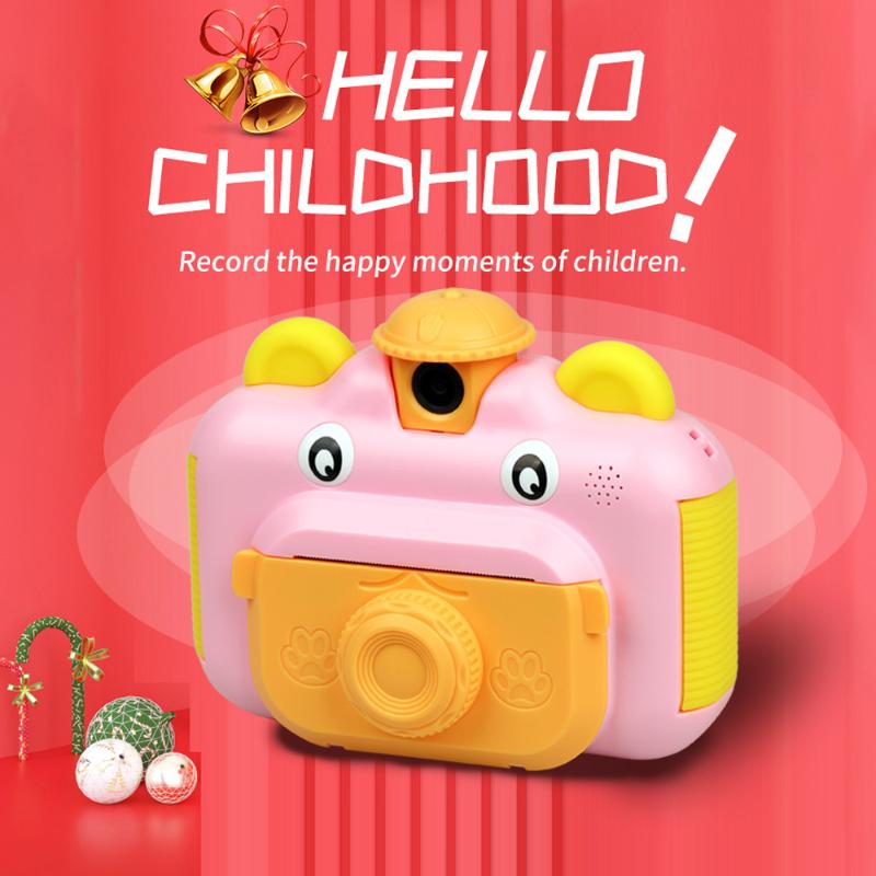 

HD 1080P Lens Kids Cam Instant Print Children Toys Camera with Thermal Printing Paper Photo For Girl Boy Birthday christmas Gift